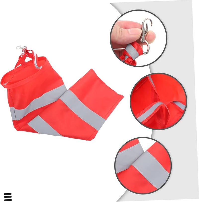 High Visibility Reflective Windsock Flag for Outdoor Garden Patio and Event Decoration - Image 4